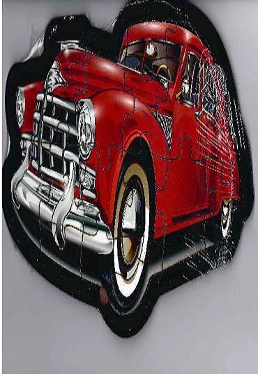 Araba-Hikayeli Ahşap Puzzle - Ravzakitap Kampanya