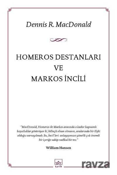 Homeros Destanları ve Markos İncili - 1