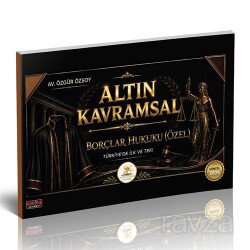 HUKAL Altın Kavramsal Borçlar Hukuku Özel Hükümler - Savaş Yayınları