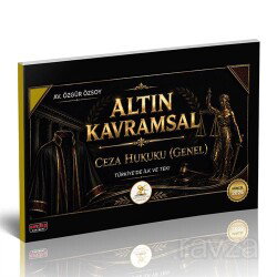 HUKAL Altın Kavramsal Ceza Hukuku Genel Hükümler - Savaş Yayınları