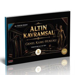 HUKAL Altın Kavramsal Genel Kamu Hukuku - Savaş Yayınları