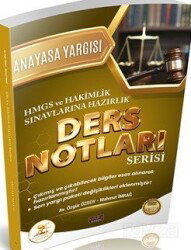 HUKAL HMGS-Hakimlik Anayasa Yargısı Ders Notları - Savaş Yayınları