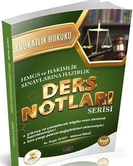 HUKAL HMGS-Hakimlik Avukatlık Hukuku Ders Notları - 1