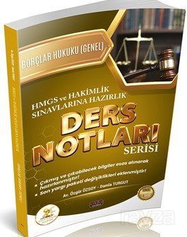 HUKAL HMGS-Hakimlik Borçlar Hukuku Genel Hükümler Ders Notları - 1