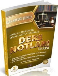 HUKAL HMGS-Hakimlik Ceza Hukuku Genel Hükümler Ders Notları - Savaş Yayınları