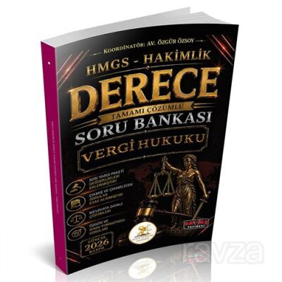 HUKAL HMGS-Hakimlik Derece Vergi Hukuku Soru Bankası - 1