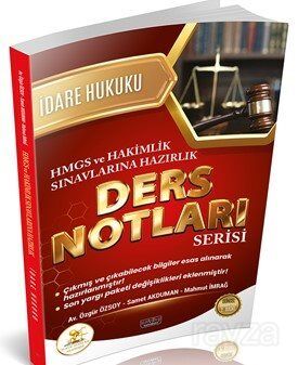 HUKAL HMGS-Hakimlik İdare Hukuku Ders Notları - 1