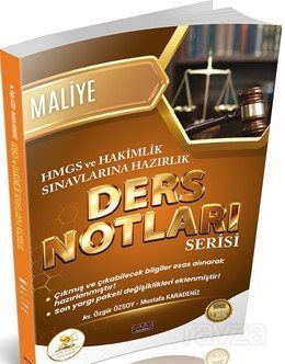 HUKAL HMGS-Hakimlik Maliye Ders Notları - 1