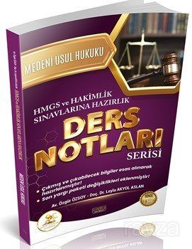 HUKAL HMGS-Hakimlik Medeni Usul Hukuku Ders Notları - 1