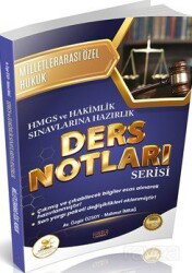 HUKAL HMGS-Hakimlik Milletlerarası Özel Hukuk Ders Notları - Savaş Yayınları