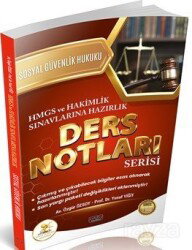 HUKAL HMGS-Hakimlik Sosyal Güvenlik Hukuku Ders Notları - Savaş Yayınları