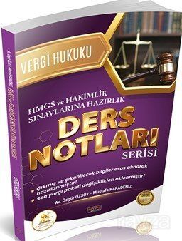 HUKAL HMGS-Hakimlik Vergi ve Vergi Usul Hukuku Ders Notları - Savaş Yayınları