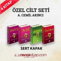Hz.Amine-Hz.Hatice-Hz.Aişe-Hz.Fatıma - Ahmet Cemil Akıncı (4 Kitap-Özel Baskı-Ciltli - Bahar Yayınları