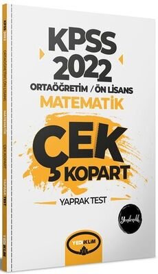 2022 KPSS Ortaöğretim Ön Lisans Genel Yetenek Matematik Çek Kopart Yaprak Test - 1