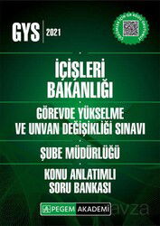 İçişleri Bakanlığı Görevde Yükselme Ve Unvan Değişikliği Sınavı Şube Müdürlüğü Konu Anlatımlı Soru B - Pegem Akademi Yayıncılık (Sınav Kitapları)