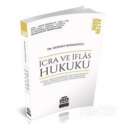 İcra ve İflas Hukuku Konu Anlatımı - Savaş Yayınları