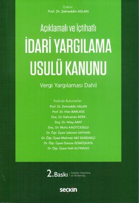 İdari Yargılama Usulü Kanunu (Vergi Yargılaması Dahil) - 1