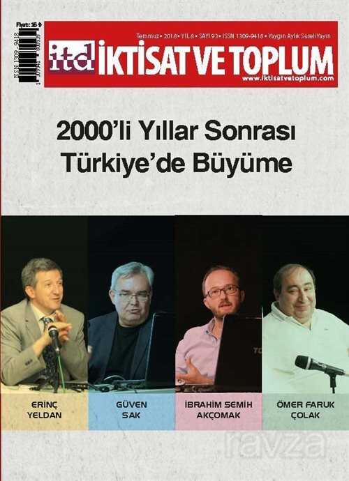 İktisat ve Toplum Sayı: 93 - Eflatun Yayınevi (Dergi)