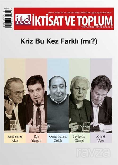 İktisat ve Toplum Sayı: 98 - Eflatun Yayınevi (Dergi)