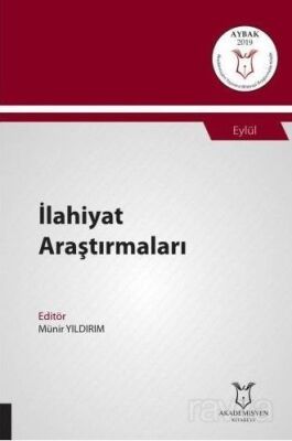 İlahiyat Araştırmaları (AYBAK 2019 Eylül) - 1