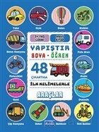 İlk Kelimelerle Araçlar - Yapıştır-Boya-Öğren (48 Çıkarma) - Parıltı Yayıncılık