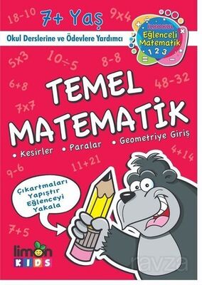 İlk Okul Eğlenceli Matematik Çıkartmalı Temel Matematik - 1