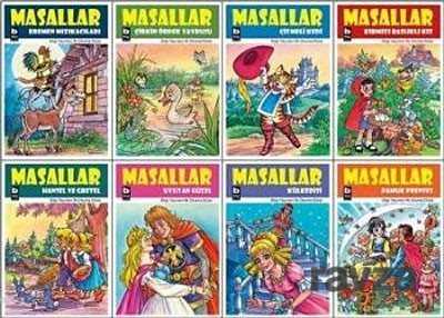 İlk Okuma Dizisi Masallar (8 Kitap) - Bilgi Yayınevi Çocuk Kitapları