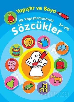 İlk Yapıştırmalarım Sözcükler / Yapıştır ve Boya - 1