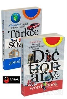 İlköğretim A'dan Z'ye Resimli Türkçe ve İgilizce Sözlük (Görsel Sözlük Seti 2 Kitap) - 1