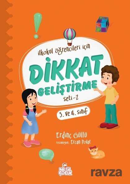 İlkokul Öğrencileri İçin Dikkat Geliştirme Seti 2 (3. ve 4. Sınıf) - Nesil Çocuk Yayınları