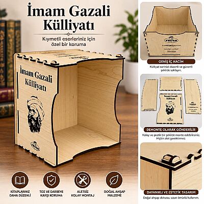 Imam Gazali 23 Kitaplik Özel Külliyat Seti – Ahsap Kutulu - 5