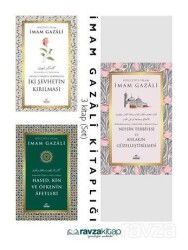 İmam Gazali Nefisle Mücadele Seti - İki Şehvetin Kırılması, Hased Kin, Nefsin Terbiyesi (3 Kitap Set - Ravza Yayınları