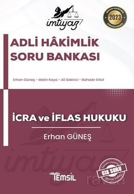 İmtiyaz Adli Hakimliğe Özel İcra Ve İflas Hukuku Soru Bankası - 1