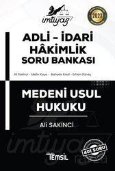 İmtiyaz Adli -İdari Hakimlik Medeni Usul Hukuku Soru Bankası - Temsil Kitap