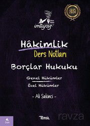 İmtiyaz Borçlar Hukuku Genel Hükümler- Özel Hükümler Hakimlik Ders Notları - Temsil Kitap