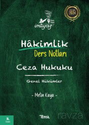 İmtiyaz Ceza Hukuku Genel Hükümler Hakimlik Ders Notları - Temsil Kitap