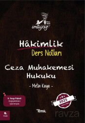 İmtiyaz Ceza Muhakemesi Hukuku Hakimlik Ders Notları - Temsil Kitap