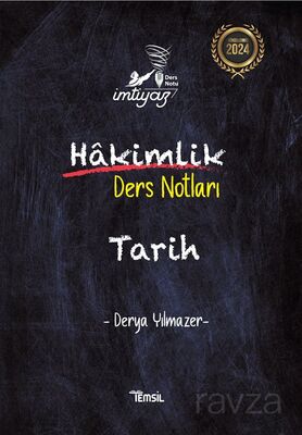 İmtiyaz Hakimlik Ders Notları Tarih - 1