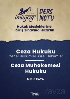 İmtiyaz HMGS Ders Notları Ceza Hukuku - 1