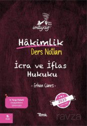 İmtiyaz İcra ve İflas Hukuku Hakimlik Ders Notları - Temsil Kitap