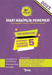 İmtiyaz İdari Hakimlik Denemesi Çözümlü 5 Deneme - Temsil Kitap