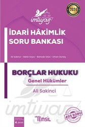 İmtiyaz İdari Hakimlik Soru Bankası Borçlar Hukuku - Temsil Kitap