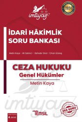 İmtiyaz İdari Hakimlik Soru Bankasi Ceza Hukuku - Genel Hükümler - Temsil Kitap