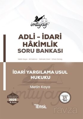 İmtiyaz İdari Yargılama Usul Hukuku Soru Bankası - 1