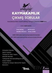 İmtiyaz Kaymakamlık Çıkmış Sorular - Temsil Kitap