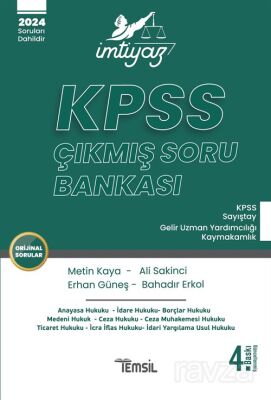 İmtiyaz KPSS Çıkmış Soru Bankası - 1