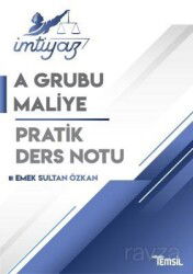 İmtiyaz Maliye A Grubu Pratik Ders Notu - Temsil Kitap