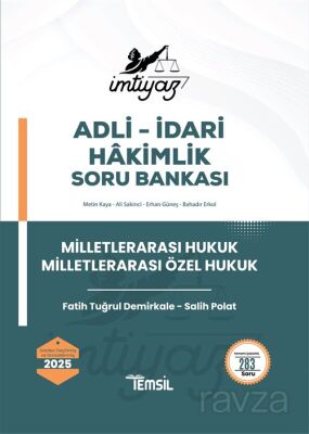 İmtiyaz Milletlerarası Hukuk Milletlerarası Özel Hukuk Soru Bankası - 1