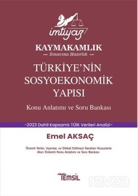 İmtiyaz Türkiye'nin Sosyoekonomik Yapısı Konu Anlatımı ve Soru Bankası - 1