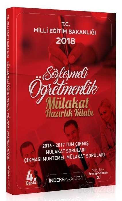 İndeks Akademi Yayınları 2018 Sözleşmeli Öğretmenlik Mülakat Hazırlık Kitabı - 1